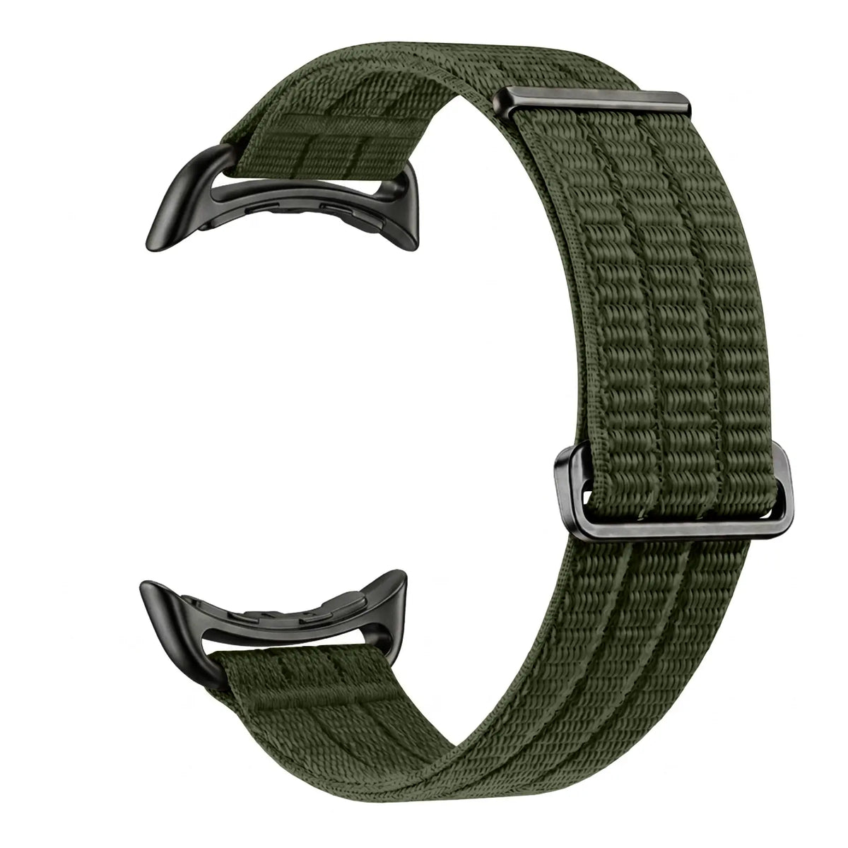 Google Pixel Watch 3 - 45mm Nylon Air Strap (Dark Green)