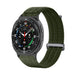 Samsung Galaxy Watch 8 - 40mm Nylon Air Armband (Dunkelgrün)