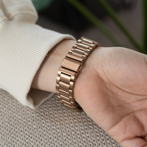 Fitbit Charge 5 Metallarmband (Roségold)