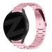 Bandz Samsung Galaxy Watch 7 - 44mm Stahl-Gliederarmband 'Classic' (Rosa)