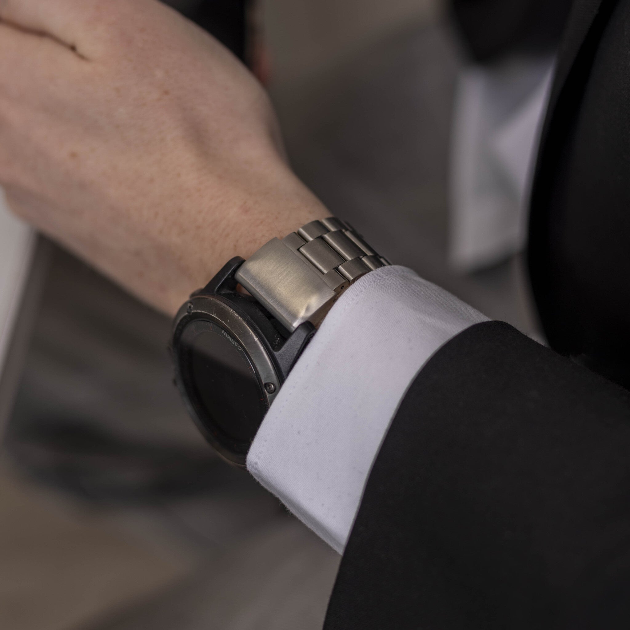 Garmin MARQ Stahlarmband (Silber)