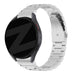 Bandz Samsung Galaxy Watch 4 Classic 42mm klassisches Stahlarmband (Silber)