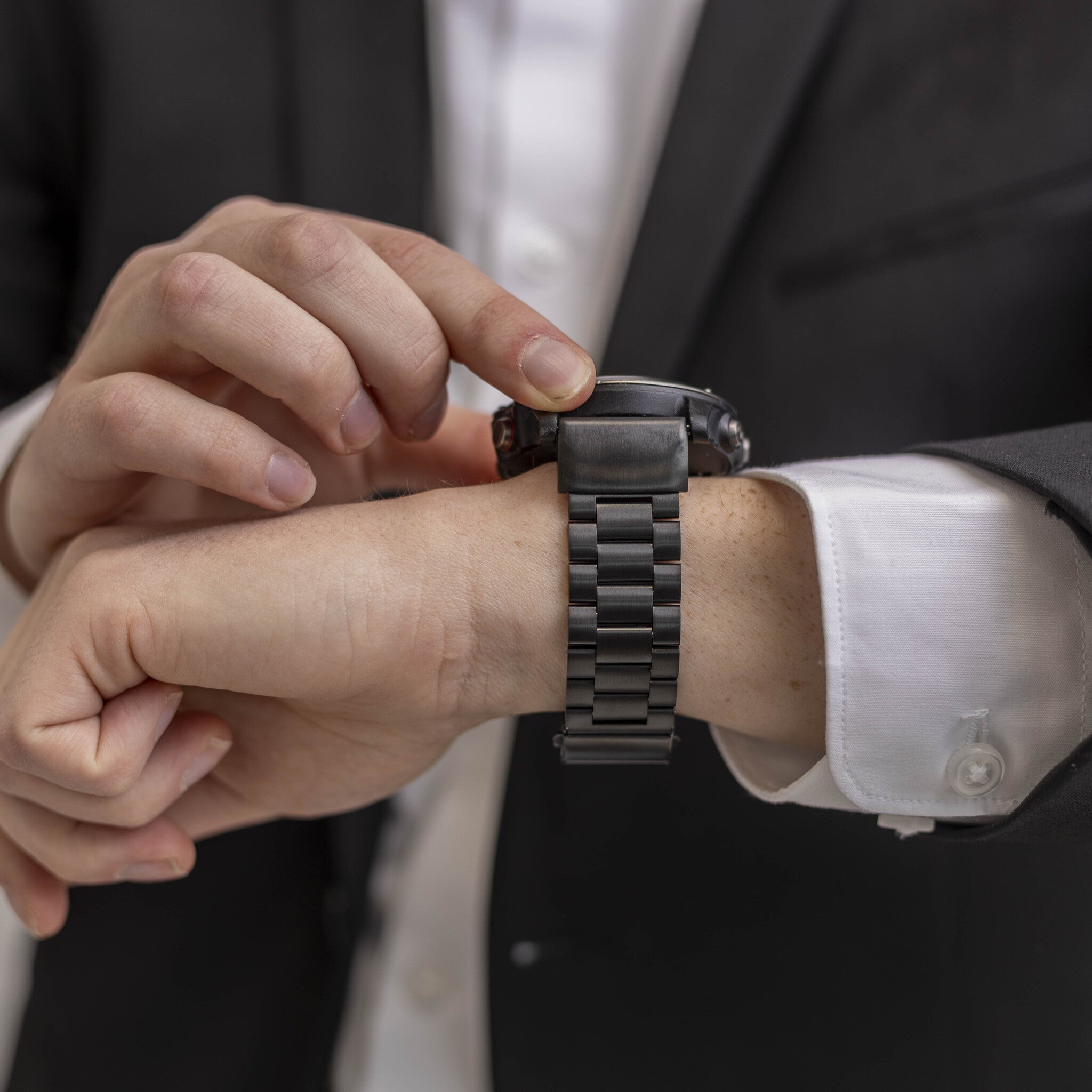 Garmin Tactix 7 Stahlarmband (Schwarz)