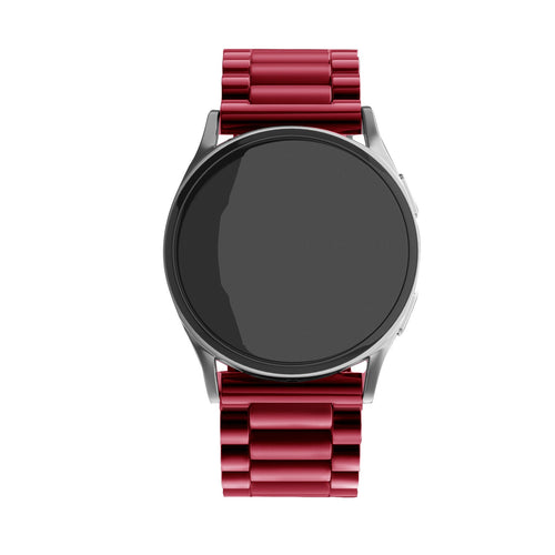 Amazfit Balance 3 Stahlarmband (Weinrot)