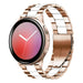 Samsung Galaxy Watch Active Stahlarmband (Roségold/Weiß)