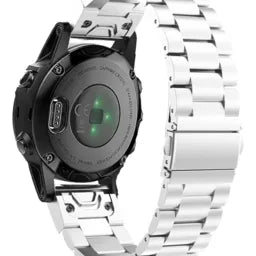 Garmin Instinct E - 40mm Stahlarmband (Silber)