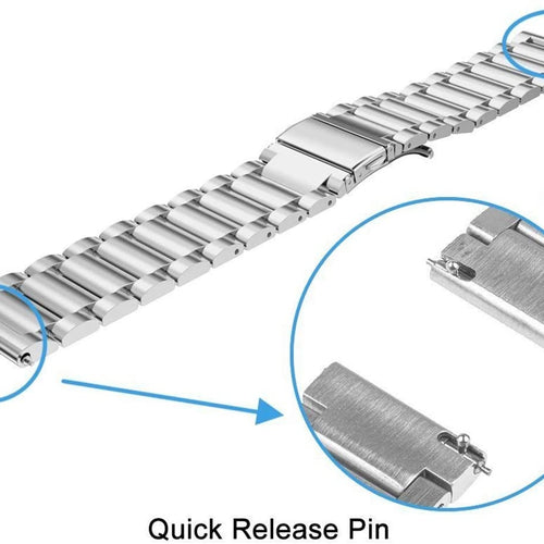 Amazfit Bip U (Pro) Stahlarmband (Silber)