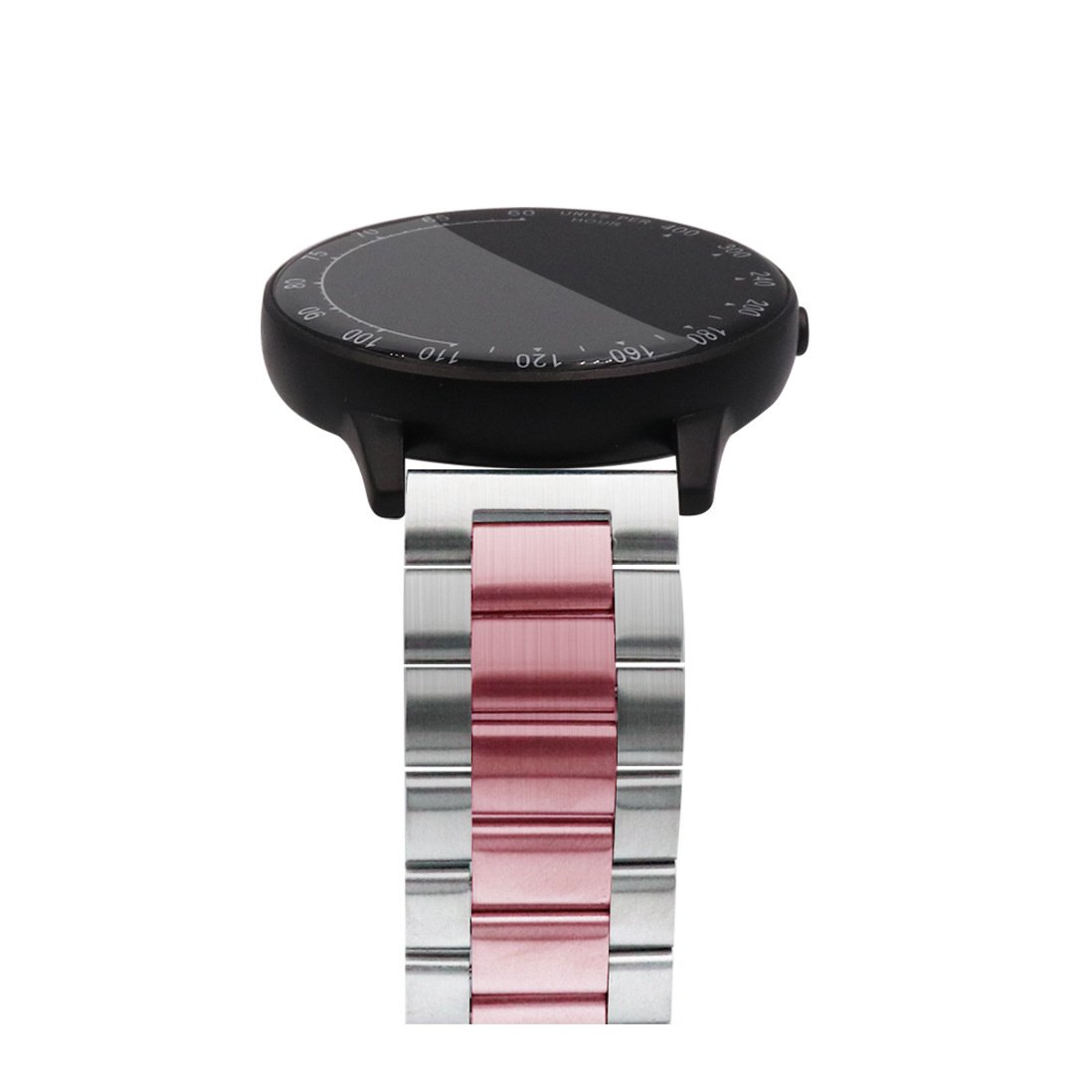 Garmin Forerunner 265s Stahlarmband (Silber/Rosa)