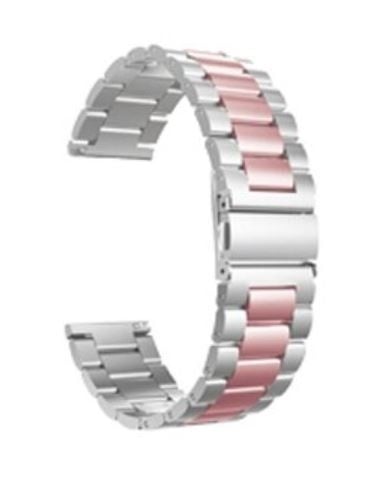 Huawei Watch 5 - 42mm Steel Strap (Silver/Pink)