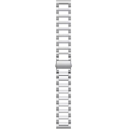 Amazfit Active Stahlarmband (Silber/Weiß)