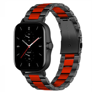 stalen-band-zwart-rood