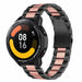 Xiaomi Watch S1 Stahlarmband (Schwarz/Rosa)