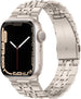 Apple Watch Luxury Steel Link Strap (Starlight)