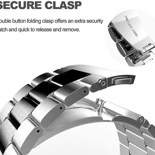 Polar Vantage V3 Stahlarmband (Silber/Schwarz)