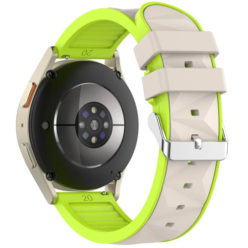 Amazfit Active 3 Premium Diamond Sport Strap (Starlight/Lime)