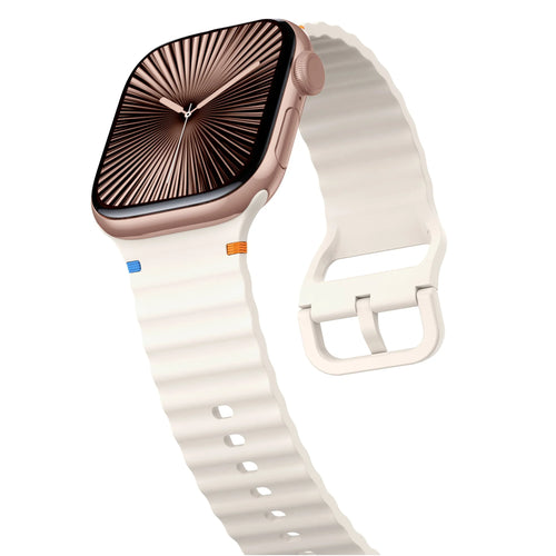 Apple Watch Wave Silikonarmband (Polarstern)