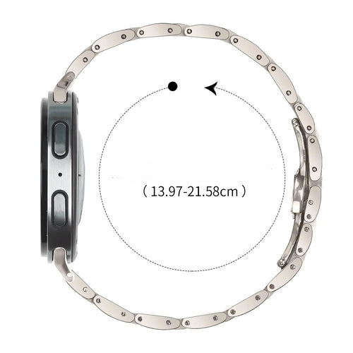 Samsung Galaxy Watch 9 - 44mm Slimfit Stahlarmband (Polarstern)