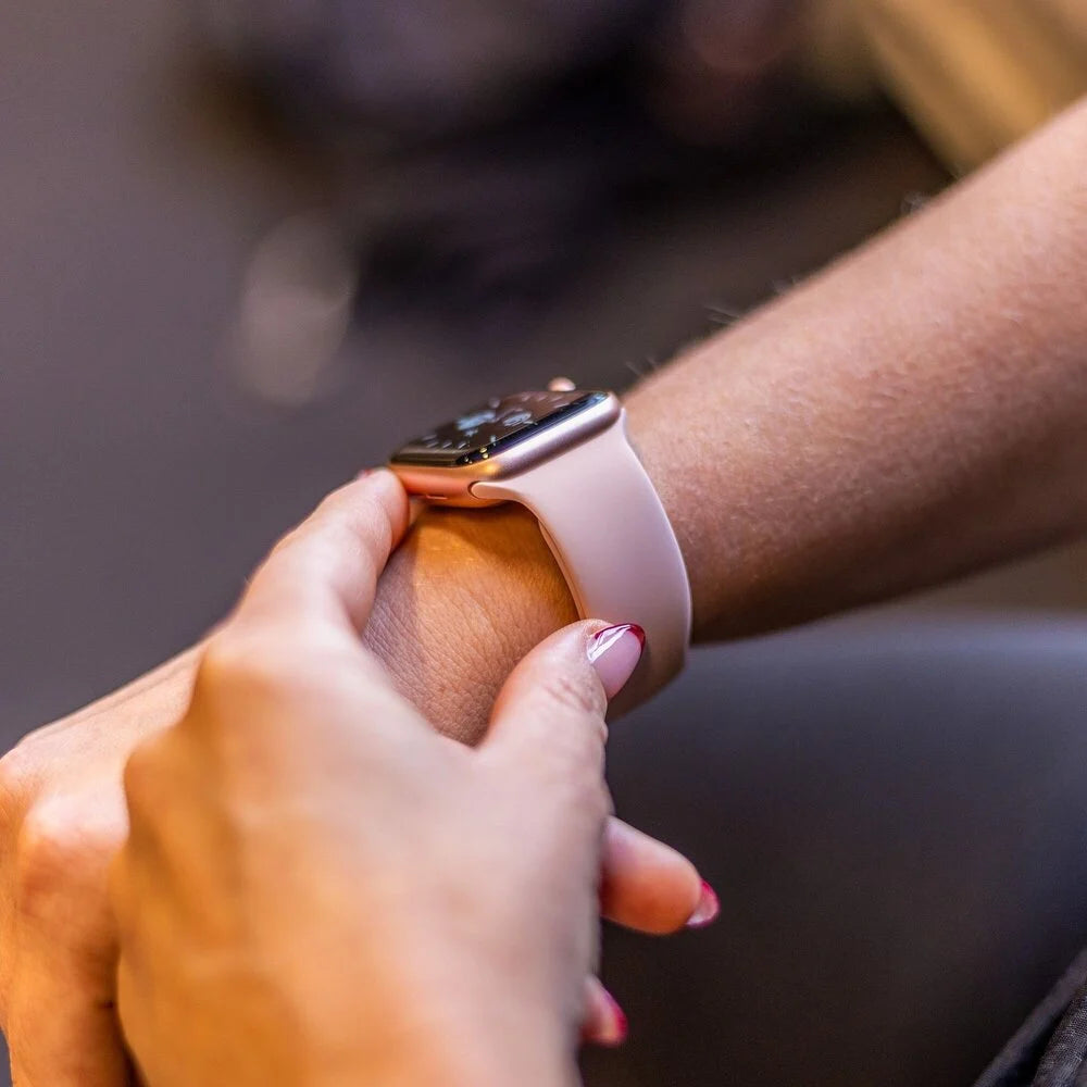 Apple Watch Silikonarmband (Antique Rosa)