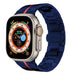 Apple Watch Stahl Ironband (Blau/Rot)