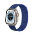 Apple Watch Ultra Magnetisches Silikonarmband (Blau)