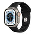 Apple Watch Ultra Silikonarmband (Schwarz)