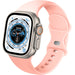 Apple Watch Ultra Silikonarmband (Hellrosa)