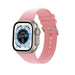 Apple Watch Ultra Silikon-Schnallenband (Rosa)