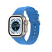 Apple Watch Ultra Silikon Schnallenband (Hellblau)
