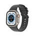 Apple Watch Ultra Silikon Schnallenband (Schwarz)