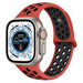 Apple Watch Ultra Sportarmband (Rot/Schwarz)
