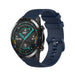 Huawei Watch GT 2 Luxus Silikonarmband (Dunkelblau)