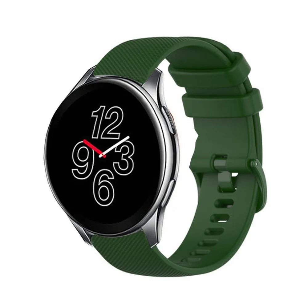 OnePlus Watch 3 luxus Silikonarmband (Armeegrün)