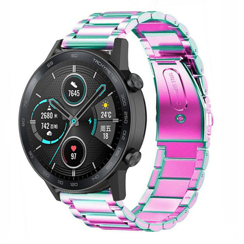 Honor Magic Watch 2 Stahlarmband (Regenbogen)