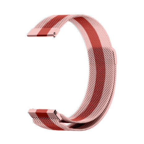 Withings ScanWatch Nova Milanese Armband (Rosa/Rot)