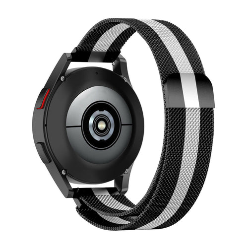 Samsung Galaxy Watch 3 45mm Milanese Strap (Black/White)