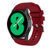 Samsung Galaxy Watch 4 44mm Silicone Strap with Buckle (Burgundy Red)