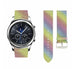 Samsung Gear S3 leather Strap with glitter (rainbow)