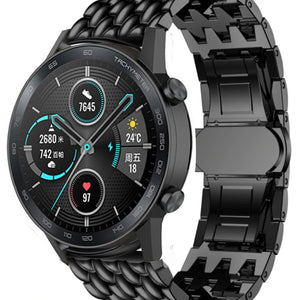Honor Magic Watch 2 Stahlarmband mit Drachenmuster (Schwarz)