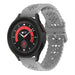 Samsung Galaxy Watch 5 Pro Silicone Strap Patterned (Grey)