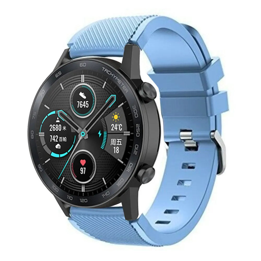 Honor Magic Watch 2 Silikonarmband (Sand Blau)