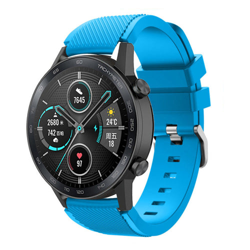 Honor Magic Watch 2 Silikonarmband (Hell Blau)