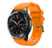 Samsung Gear S3 Classic / Frontier Silikonarmband (Orange)