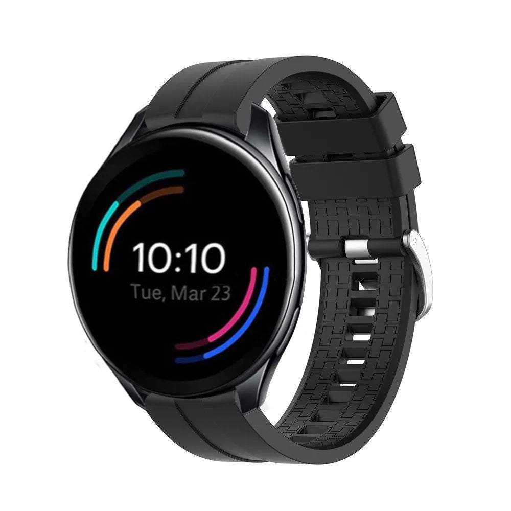 OnePlus Watch 3 extremes Silikonarmband (Schwarz)