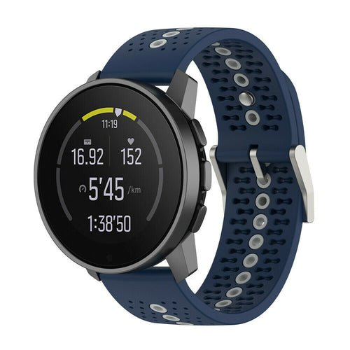 Suunto Run Silikonarmband (blau/grau)