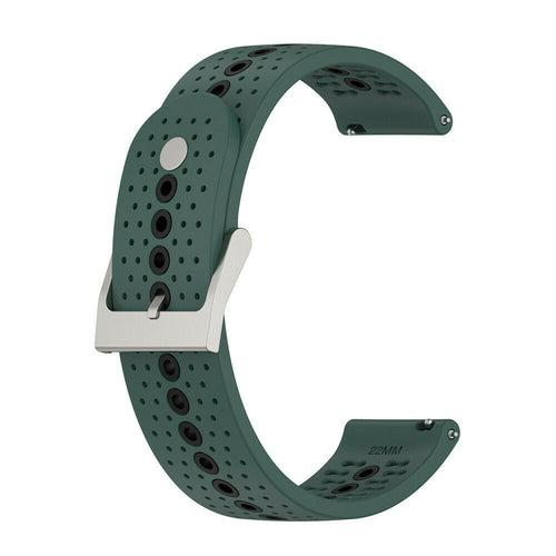 Suunto Run Silikonarmband (grün/schwarz)