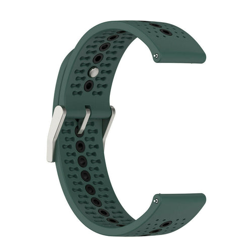 Suunto Race (S) Silikonarmband (Grün/Schwarz)