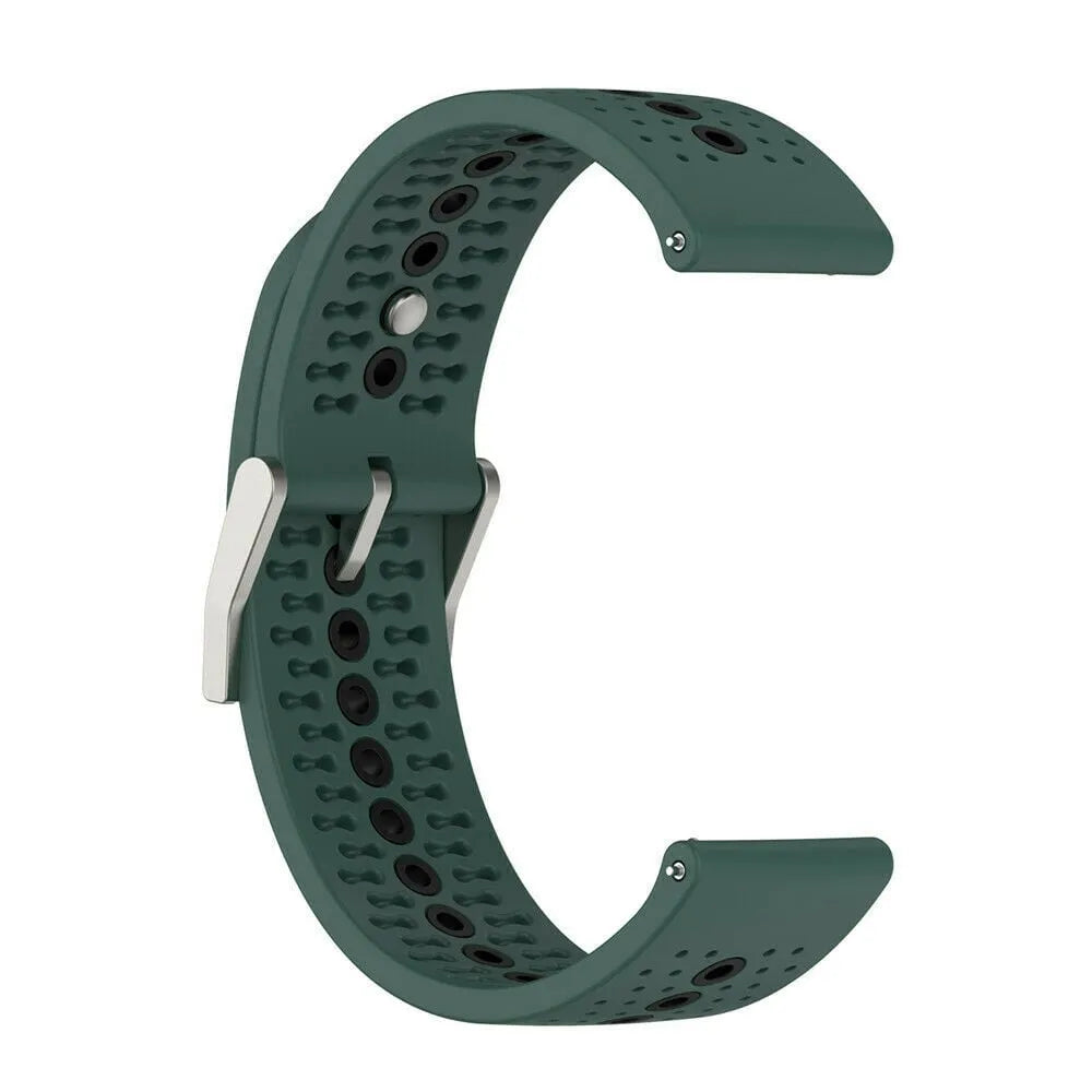 Suunto Race (S) Silikonarmband (Grün/Schwarz)