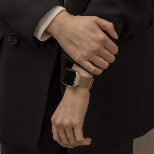 Apple Watch Milanese-Armband (Retro-Gold)