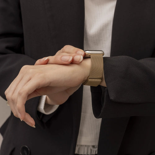 Apple Watch Milanese-Armband (Retro-Gold)