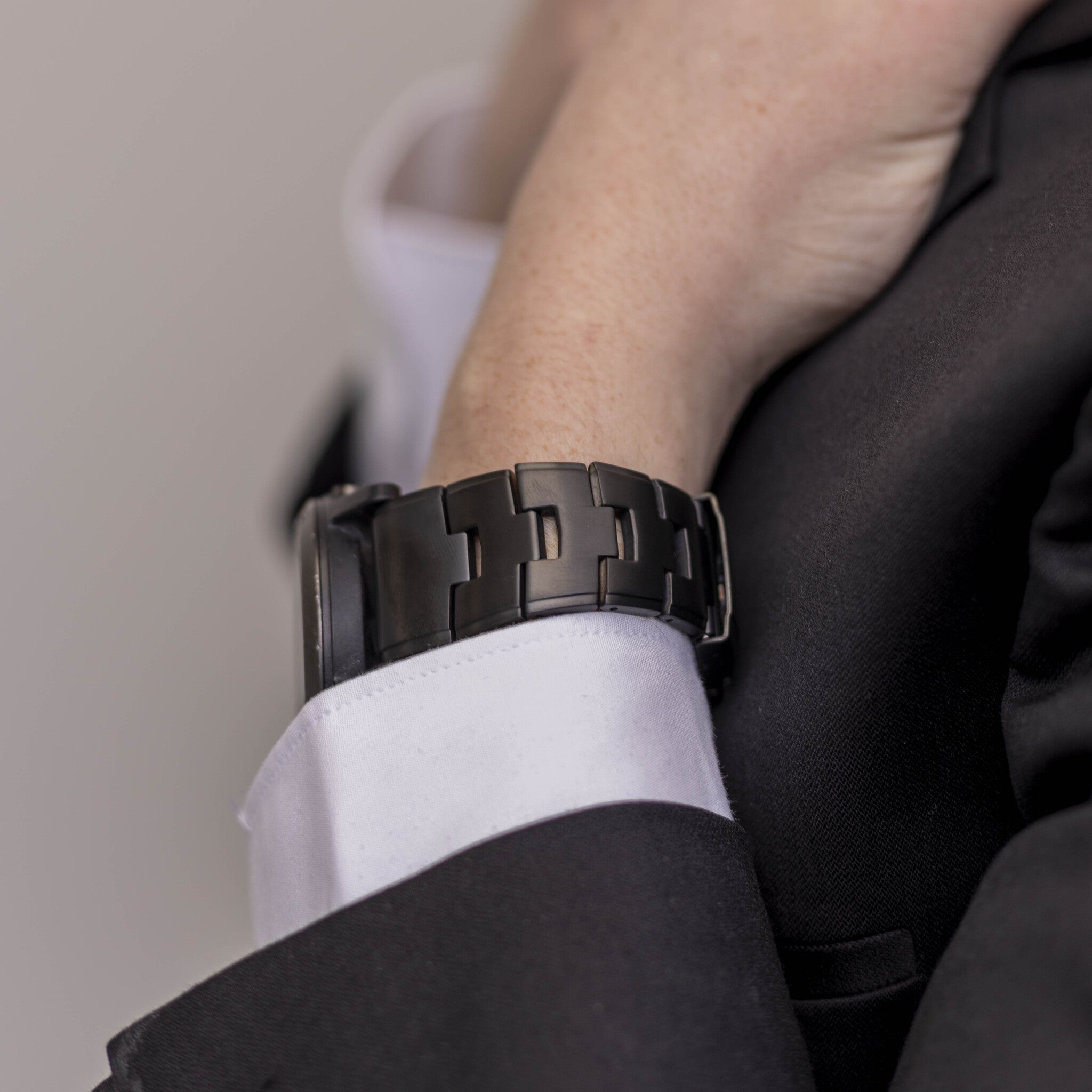 Bandz Garmin Tactix 7 Titan Gliederarmband (Schwarz)